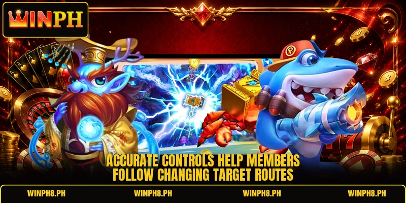 Accurate controls help members follow changing target routes Accurate controls help members follow changing target routes