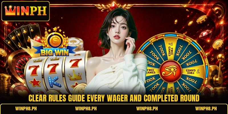 Clear rules guide every wager and completed round Clear rules guide every wager and completed round