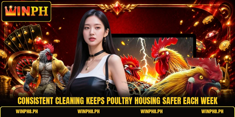 Consistent cleaning keeps poultry housing safer each week