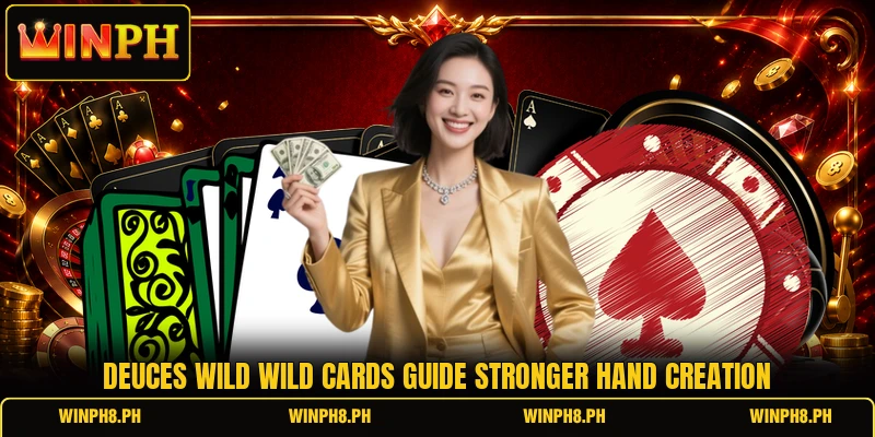 Deuces wild wild cards guide stronger hand creation