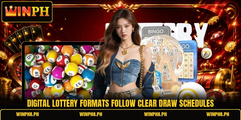 Digital lottery formats follow clear draw schedules Digital lottery formats follow clear draw schedules