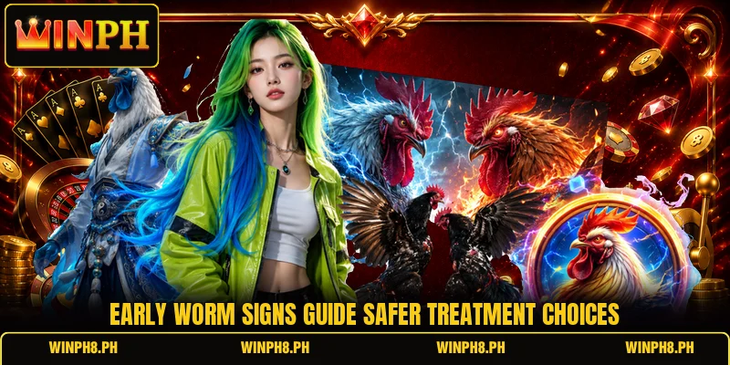 Early worm signs guide safer treatment choices Early worm signs guide safer treatment choices