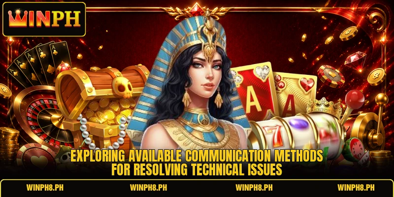 Exploring available communication methods for resolving technical issues Exploring available communication methods for resolving technical issues