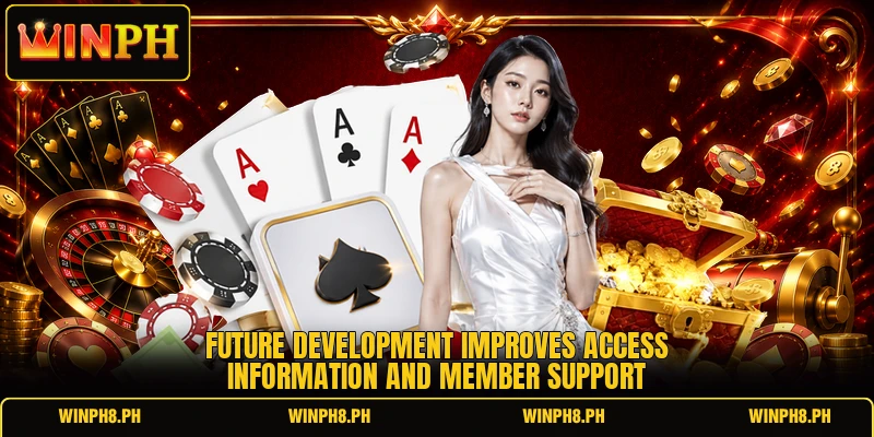 Future development improves access information and member support Future development improves access information and member support