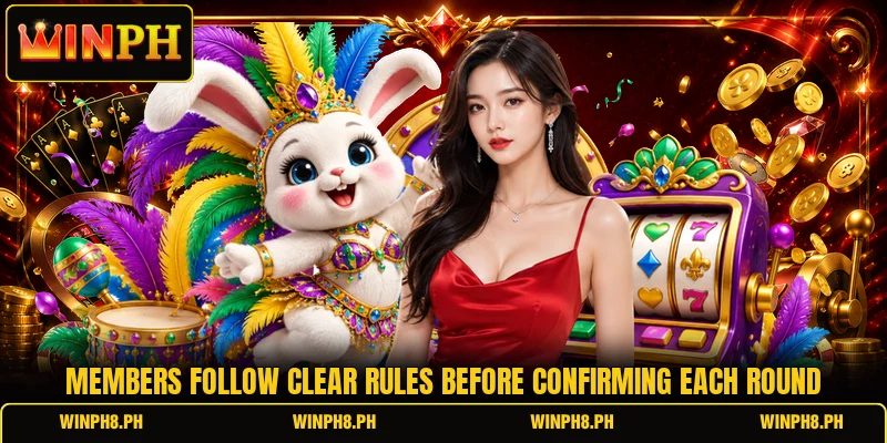 Members follow clear rules before confirming each round Members follow clear rules before confirming each round