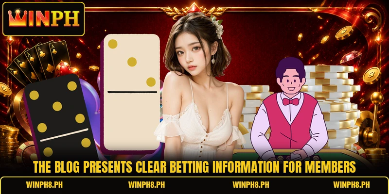 The blog presents clear betting information for members The blog presents clear betting information for members