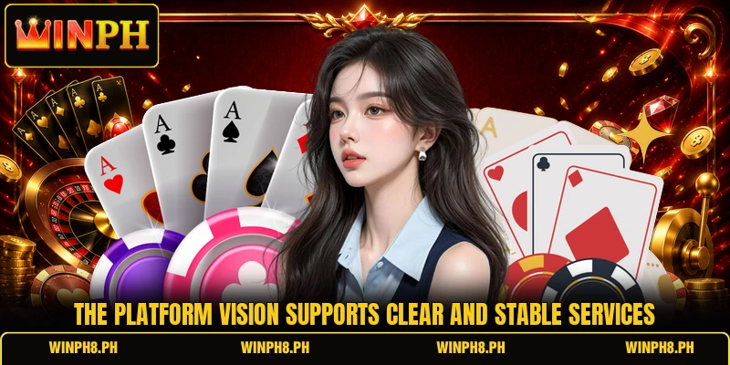 The platform vision supports clear and stable services The platform vision supports clear and stable services