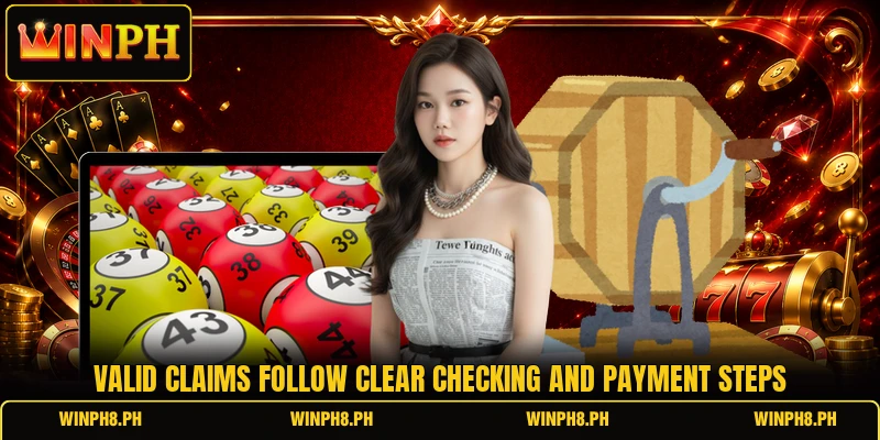 Valid claims follow clear checking and payment steps Valid claims follow clear checking and payment steps